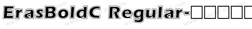 ErasBoldC Regular字体转换